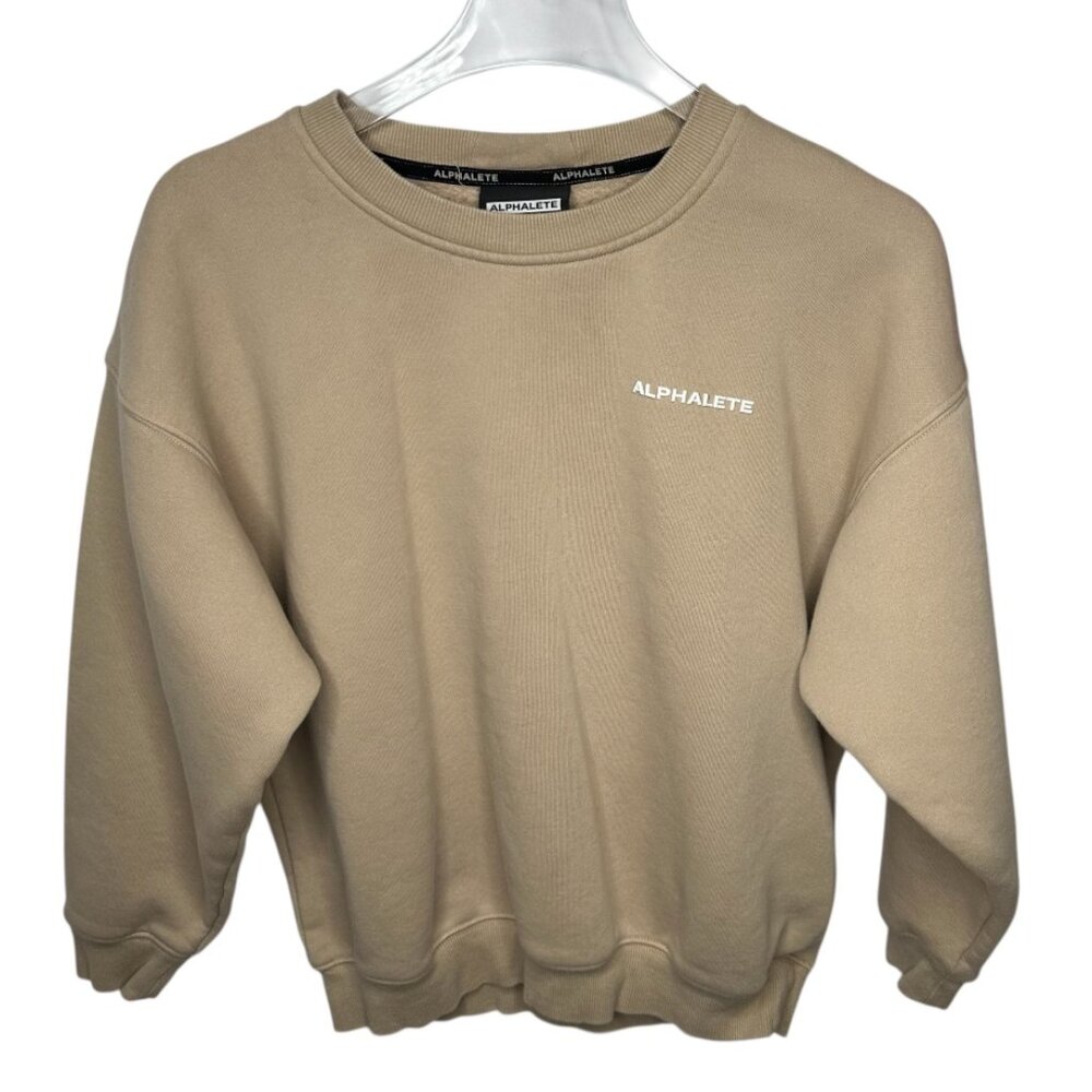 Alphalete Crewneck Tan Sweatshirt Size XS